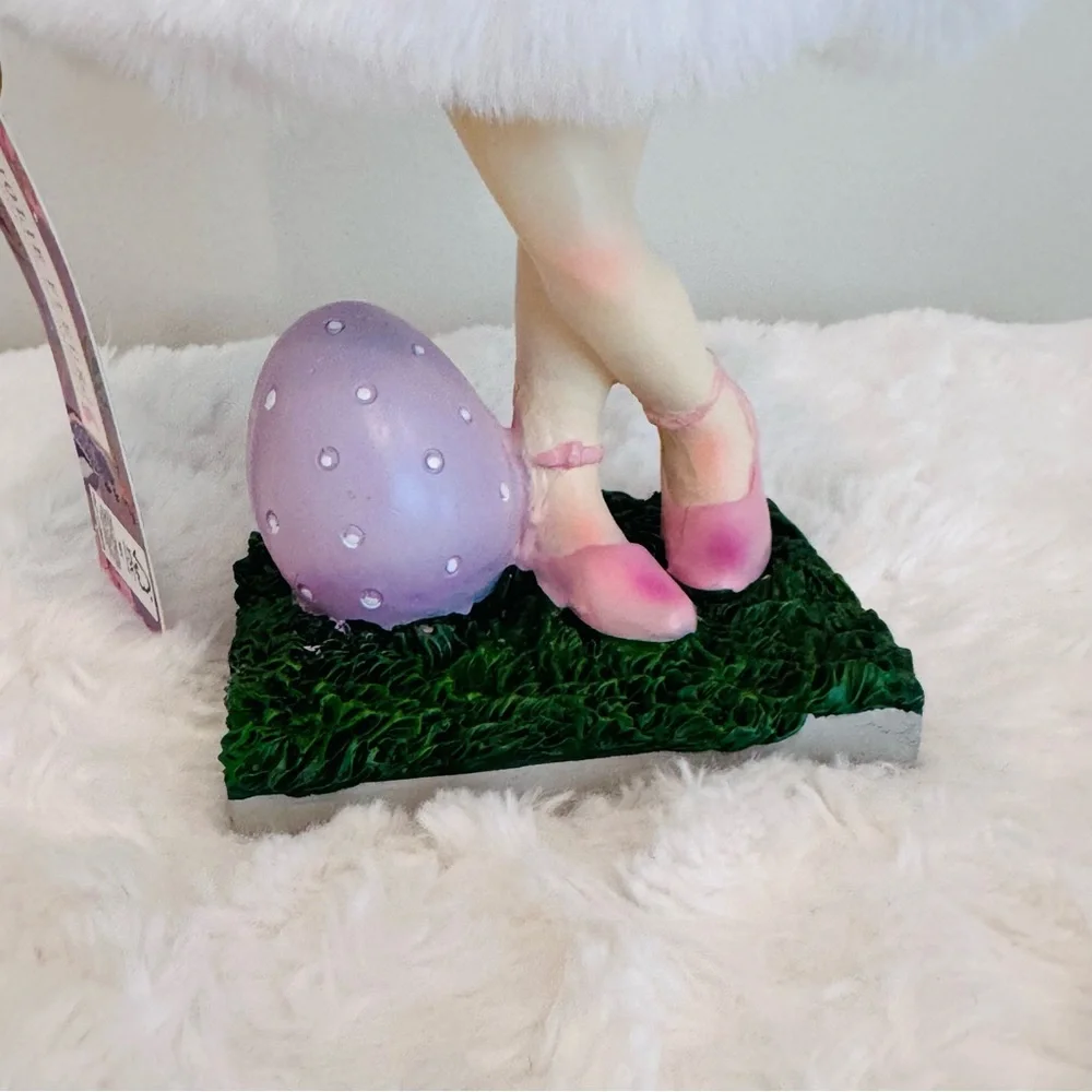Jolie Fleur Easter Bunny Ballerina Girl In Purple Tutu NEW - Picture 3 of 8